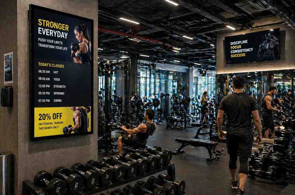 Fitness Digital Signage