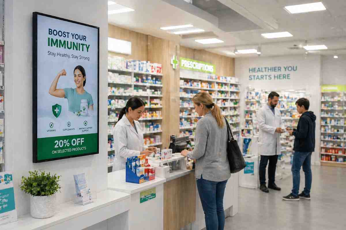 Pharmacy Digital Signage