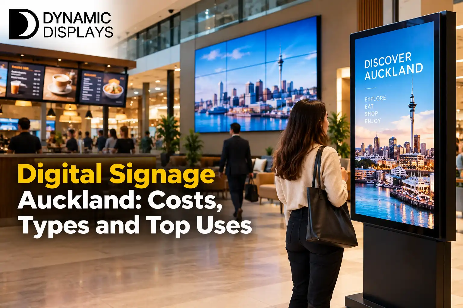 Digital Signage Auckland: Costs, Types and Top Uses