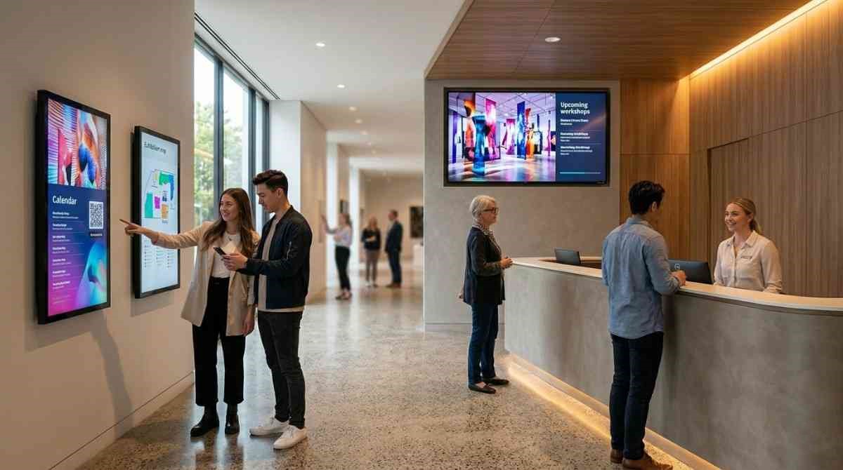 How LCD Signage Display Solutions Improve Customer Engagement
