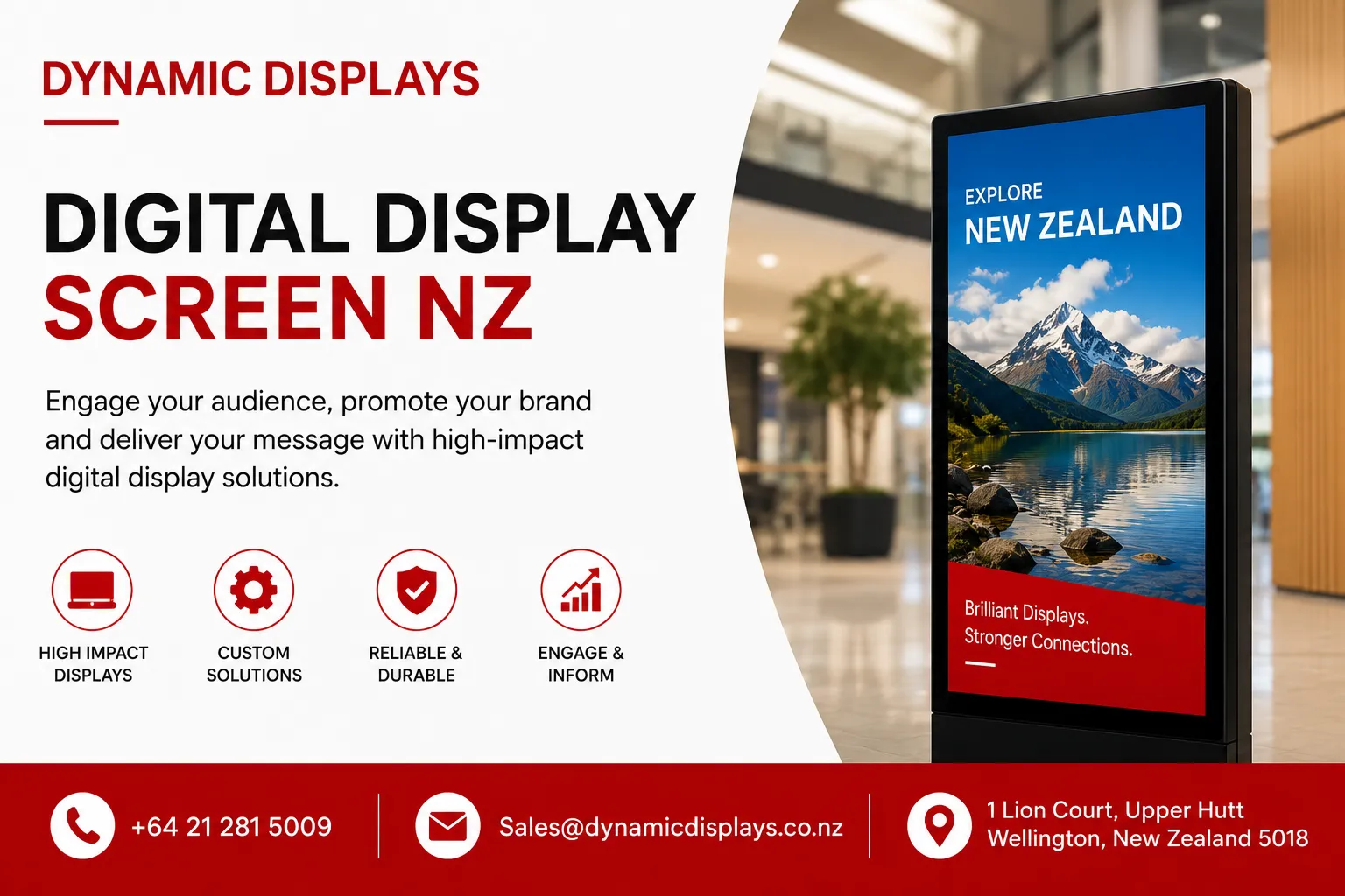 Digital Display Screen NZ